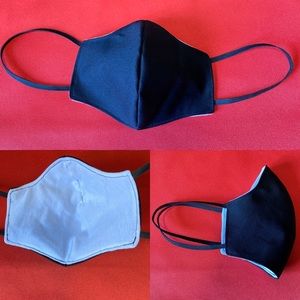 5 Cotton face mask 😷black double layer breathable